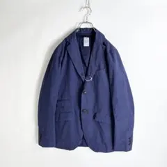 【未使用 タグ付き】EEL Bon JACKET 日本製 ネイビー Mのサムネイル