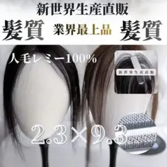 2026新世界　人毛　ウィッグ　頭頂部ウィッグ　シルクスキン　シートエクステ