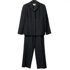 【ヴィンテージ】 セットアップ ジャケット パンツ スーツ ストライプ M