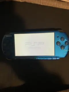 青色 PSP 3000 本体　ソフトセット売り