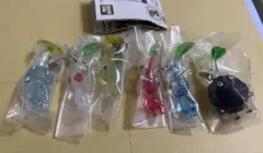 ガチャガチャのピクミンめじるしアクセサリー2 6種