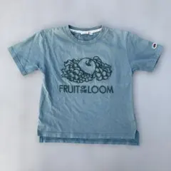 FRUIT OF THE LOOM Tシャツ ロゴ刺繍　120cm 古着のサムネイル