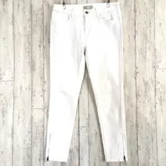 ユニクロ UNIQLO 裾ジップ ウルトラストレッチ アンクルジーンズ 【M】