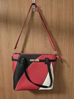 NICOLE & DORIS トートバッグ 赤＆黒