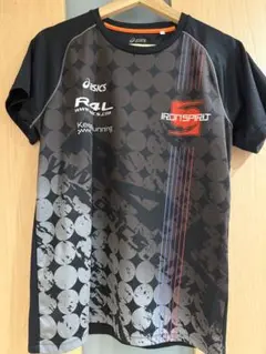 asics R4L ランニングTシャツ　古着メンズ　Mサイズ