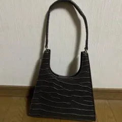 クロコ柄ハンドバッグ