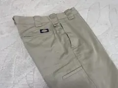 Dickies D-1873 ワークパンツ W76 L83 ベージュ 裾上げなしのサムネイル