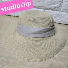 studioclip スタディオクリップ 麦わら帽子 ストローハット リボン Fのサムネイル
