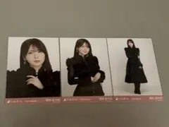 乃木坂46 筒井あやめ　生写真　歩道橋黒衣装　コンプ
