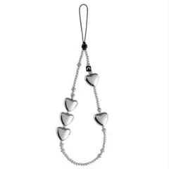 ケースティファイ ハート ストラップ シルバー ストラップ