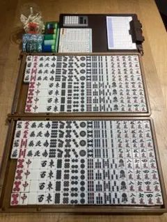 全自動麻雀卓中古牌セット・点棒・チップ・記録帳付き - メルカリ