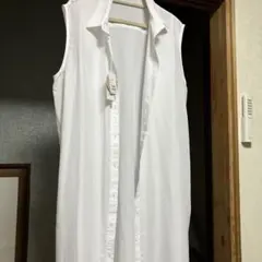 新品prose verse ノースリーブシャツ　ロングワンピのサムネイル