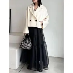 FRAY I.D♡定価4.2万　ウールカルゼショートコート