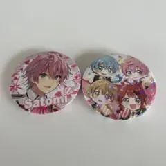 すとぷり 缶バッジ さとみ 2種セット