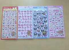 国内正規品　ボンボンドロップシール　キティ・クロミ マイメロ　セット　サンリオ
