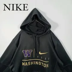 NIKE ワシントン大学 パーカー M 黒 カレッジロゴ