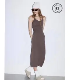 ALEXIA STAM キャミワンピース ブラウン