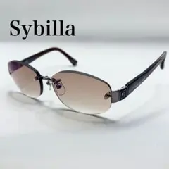 Sybilla シビラ サングラス 縁なし ツーポイント SBS8001 度入りのサムネイル