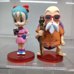 ドラゴンボールワールドコレクタブルフィギュア　 出会いと旅立ち編　ブルマ＆亀仙人のサムネイル
