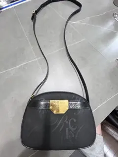 NINA RICCI ブラック ショルダーバッグ