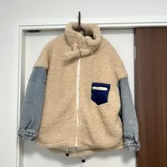MUZI フリースジャケット ベージュ