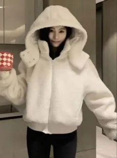 alo Foxy Sherpa ジャケット Ivory S