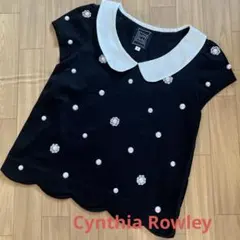 Cynthia Rowley パールお花 半袖カットソー サイズ2のサムネイル