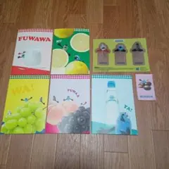 パペットスンスン オリジナルA5ノート全種 5冊　ステッカー　ブックマーカー