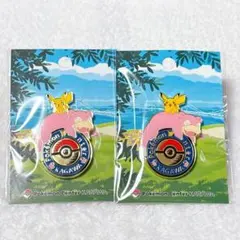 ポケモン　ポケモンセンターカガワ　香川オープン記念ロゴピンズ　ピンバッジ 2個