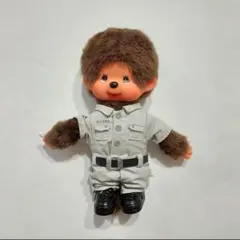 JRA【非売品】 ジャスティンパレス勝負服モンチッチ ぬいぐるみ 約30cm