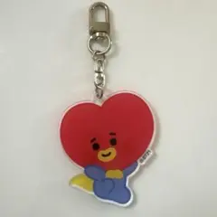 BT21 ハート型 アクリルキーホルダー TATA キムテヒョン