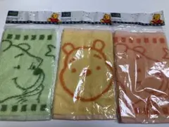 くまのプーさん ウォッシュタオル 3枚セット