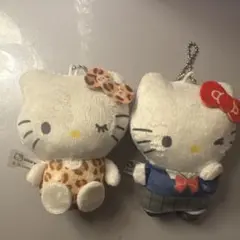 ハローキティ ぬいぐるみ マスコット 2体セット