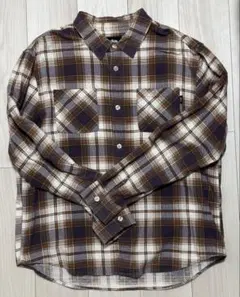 STUSSY / ステューシー コットン ネルシャツ パープル
