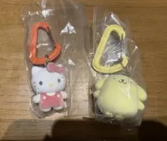 サンリオ カラフル カラビナマスコットチャーム ガチャ キティ ポムポムプリン