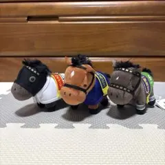 サラブレッドコレクション馬服・マスコットボールチェーン　3セット【新品・タグ付】