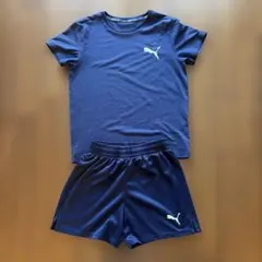 PUMA ネイビー スポーツウェアセット 130cm