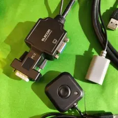 パソコン切替器 手元スイッチ d-sub 15ピン USBマウス、キーボード対応