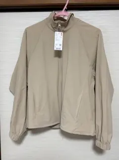 ウルトラストレッチ アクティブ ブルゾン ベージュ Lサイズ