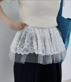 Kastane チュールラップミニスカート