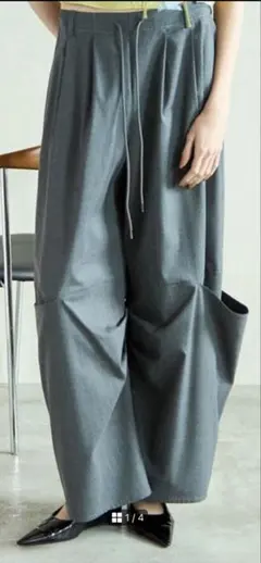 Lig. Cocoon pants グレー Mサイズ リグドット 即日発送✨️ - メルカリ
