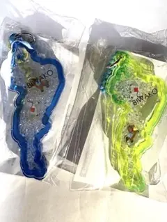 様 新作！ 馬 琵琶湖 びわこキーホルダー 道の駅 アグリの郷 栗東 水色