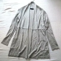 UNTITLED ロングカーディガン 0 S ベージュ 日本製 リヨセル混のサムネイル