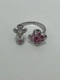 SWAROVSKI スワロフスキー リング 指輪 ピンク チェリー