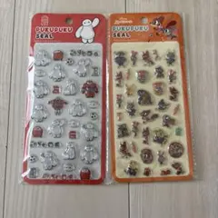 【正規品】ディズニーぷくぷくシール ズートピア・ベイマックス
