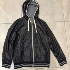バーバリーブラックレーベルブラック フルジップ ナイロンジャケット