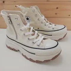 コンバース オールスタートレックウェーブ ハイ バターホワイト 23㎝