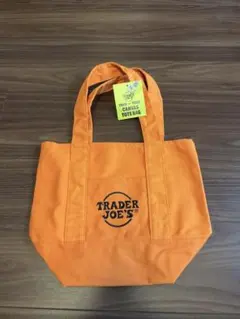 【アメリカ限定】トレジョ　ミニトート　ハロウィン限定カラー　オレンジ　新品