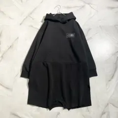 A17687 極美品 MM6 24AW 再構築ドッキングパーカー 黒 S