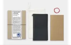 【新品未開封】トラベラーズノート レギュラーサイズ 黒 牛革 BLACK